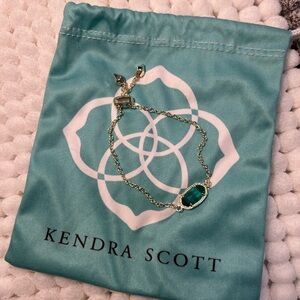 Kendra Scott Elaina Emerald Stone Bracelet